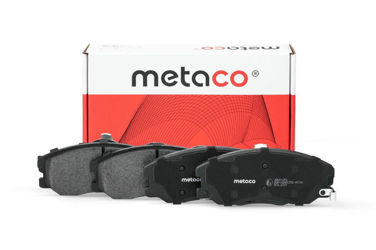 Колодки тормозные передние к-кт metaco 3000-051 preview 1