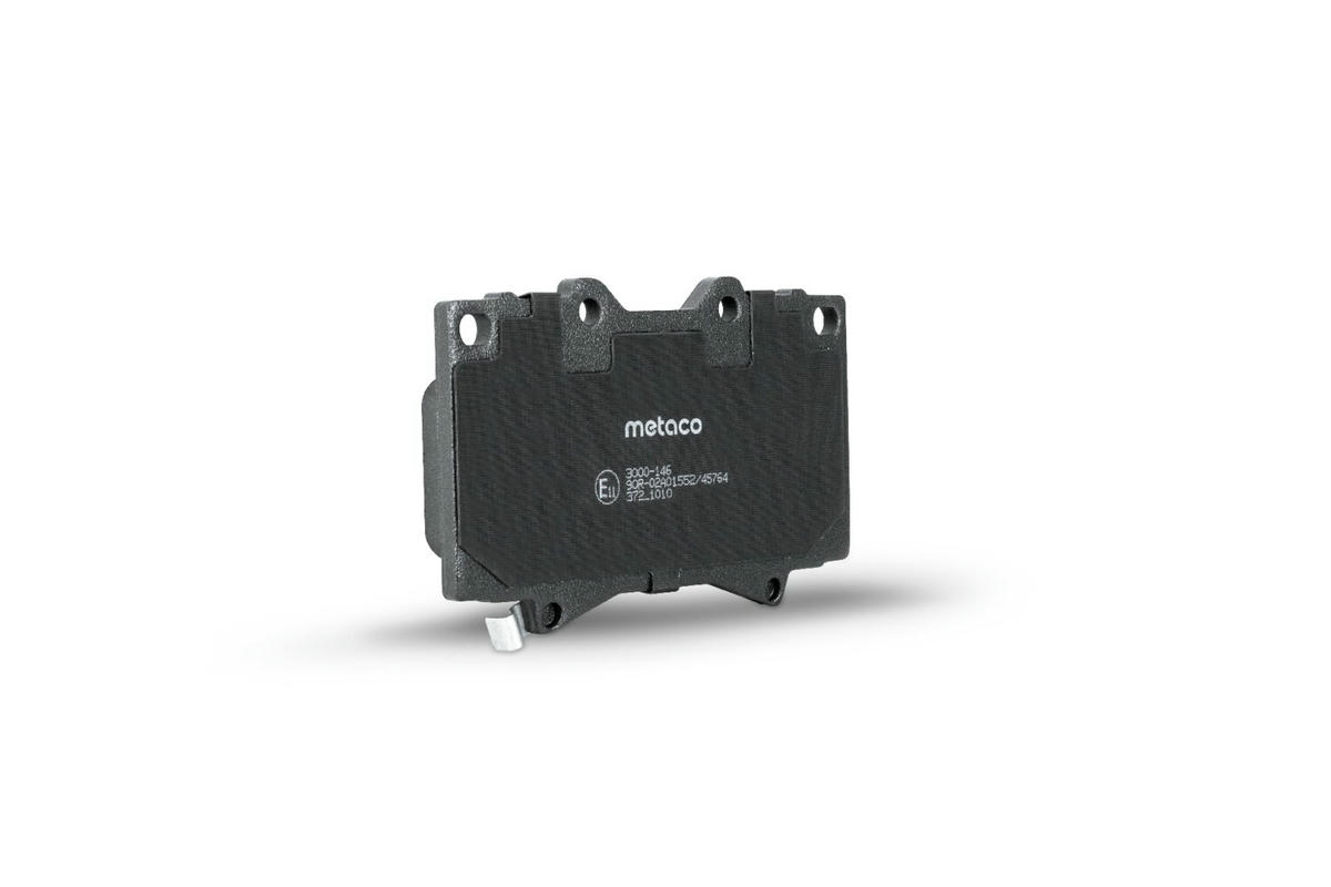 Колодки тормозные передние к-кт metaco 3000-146 preview 2