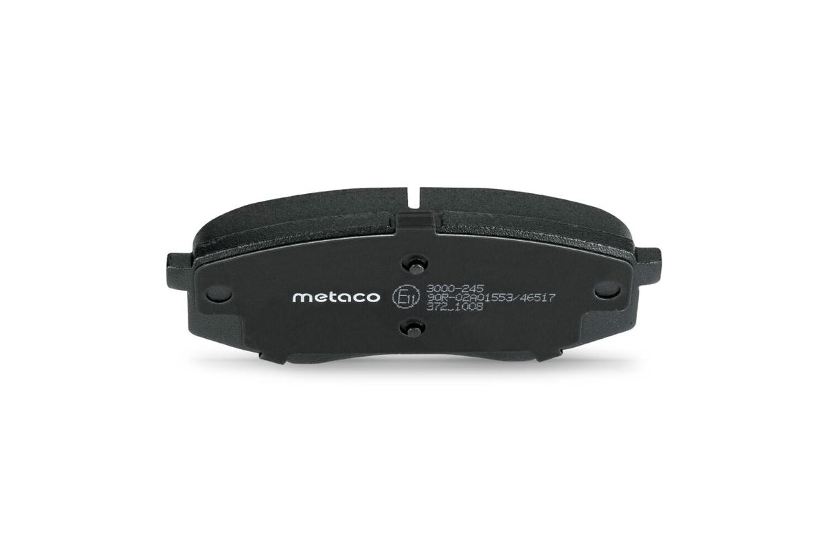 Колодки тормозные передние к-кт metaco 3000-245 preview 5