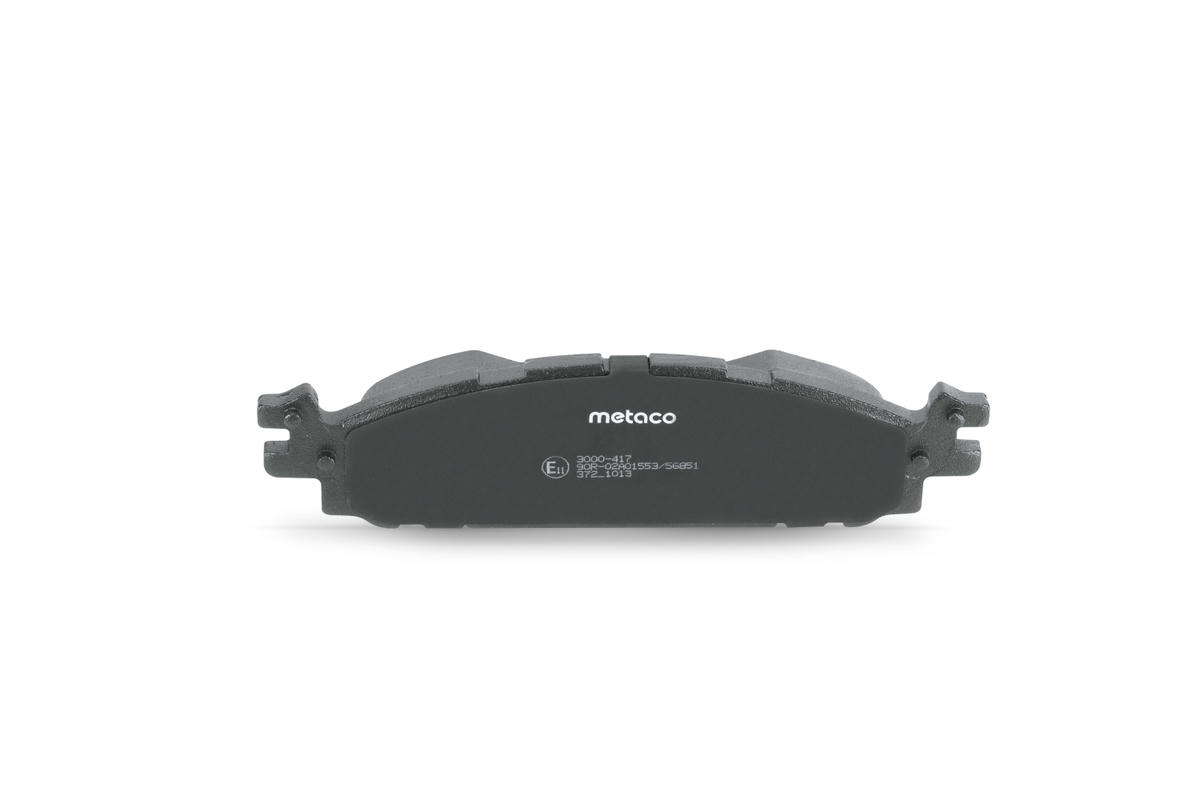 Колодки тормозные передние к-кт metaco 3000-417 preview 2