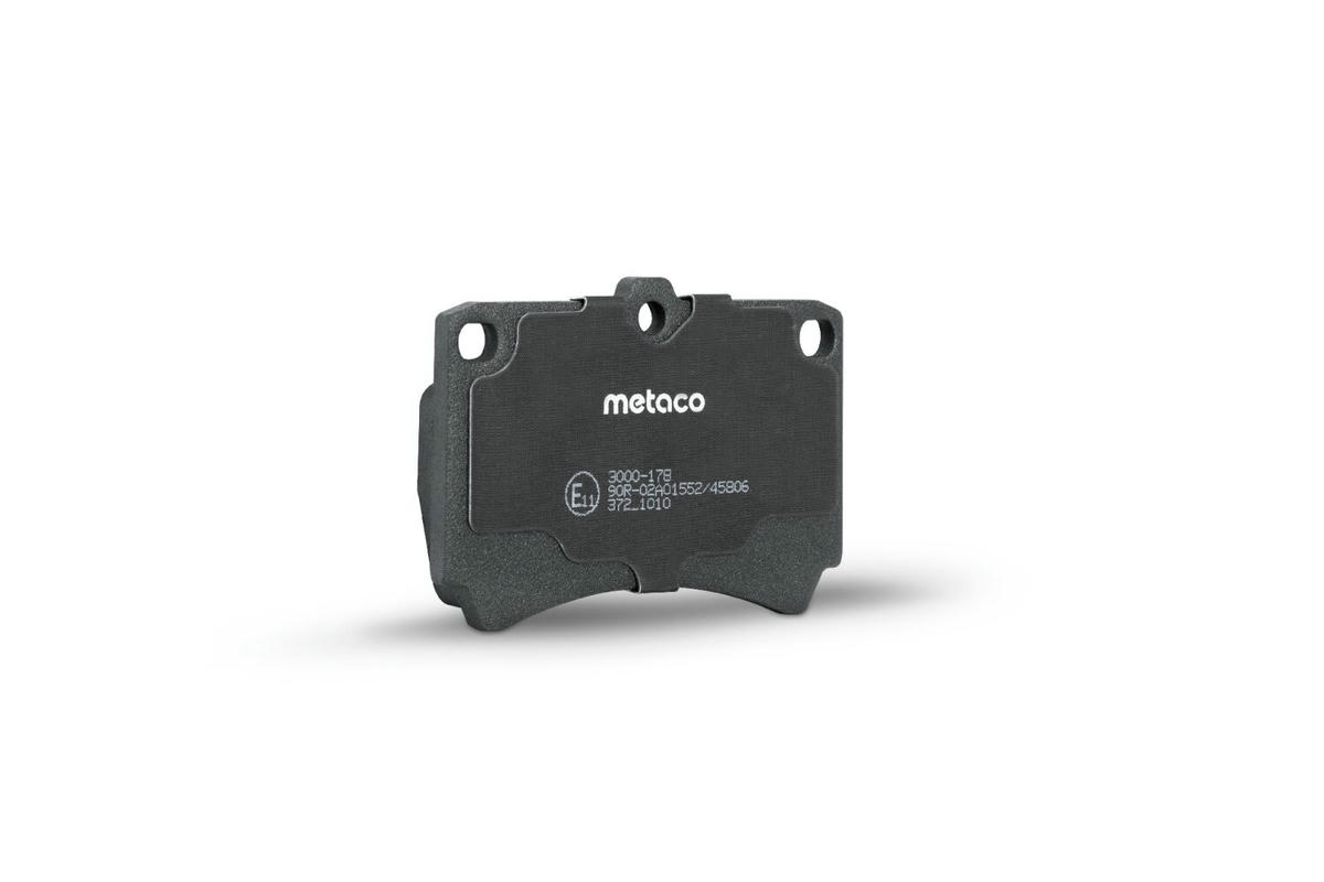 Колодки тормозные передние к-кт metaco 3000-178 preview 2