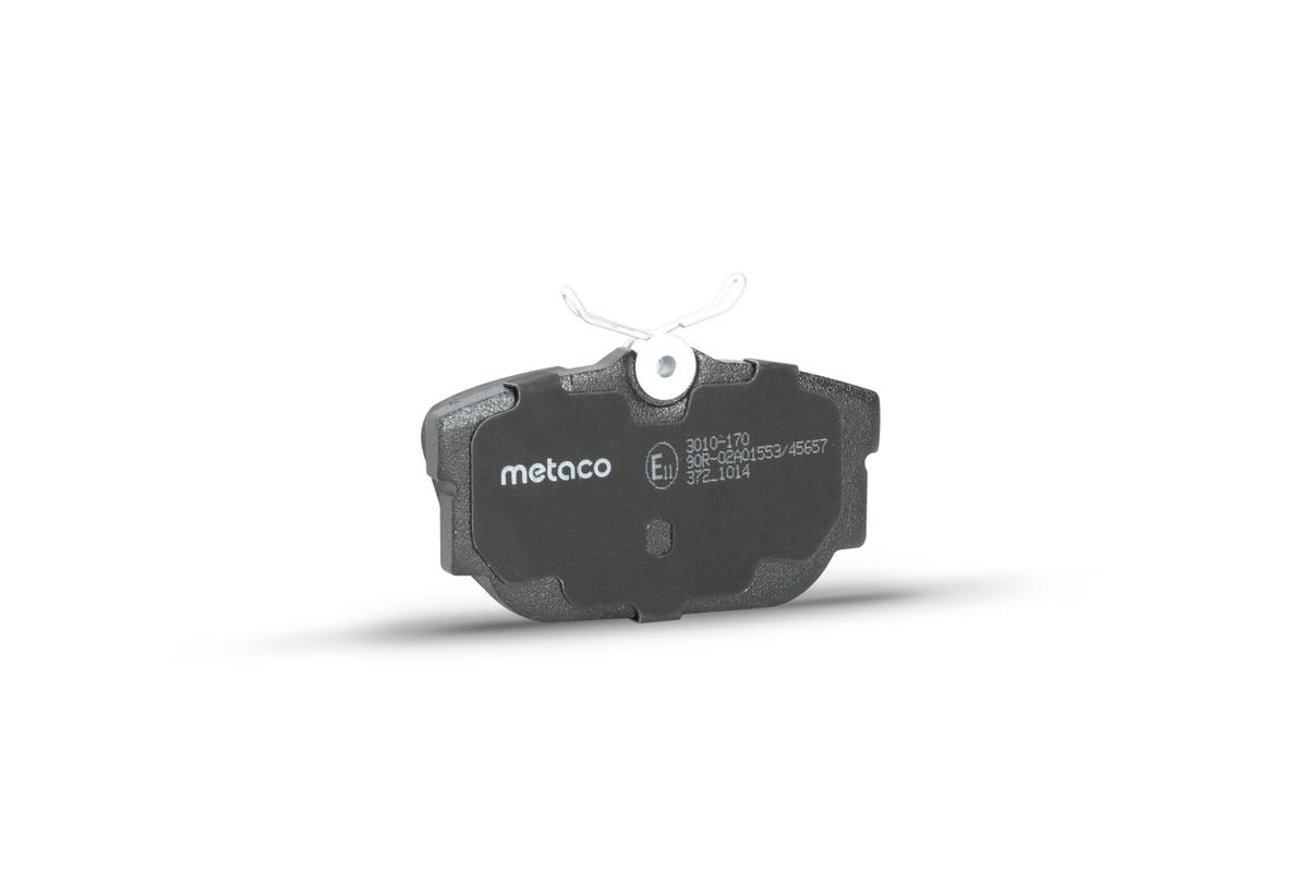 Колодки тормозные задние дисковые к-кт metaco 3010-170 preview 4