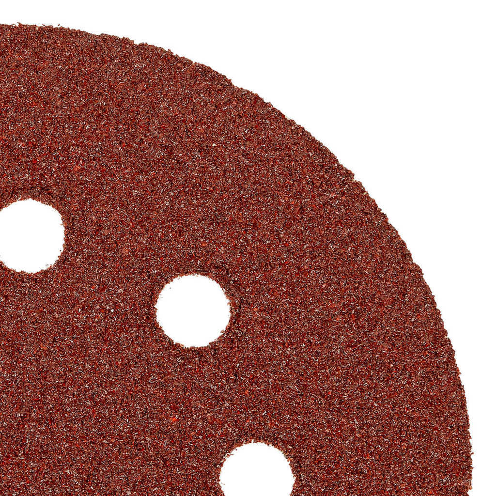 Круг абразивный на ворс. подложке под "липучку" перфорированный P40 125мм 5шт MATRIX preview 4