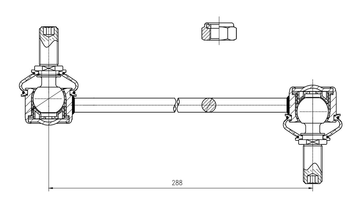 Стойка переднего стабилизатора TRIALLI SP 0834 preview 3