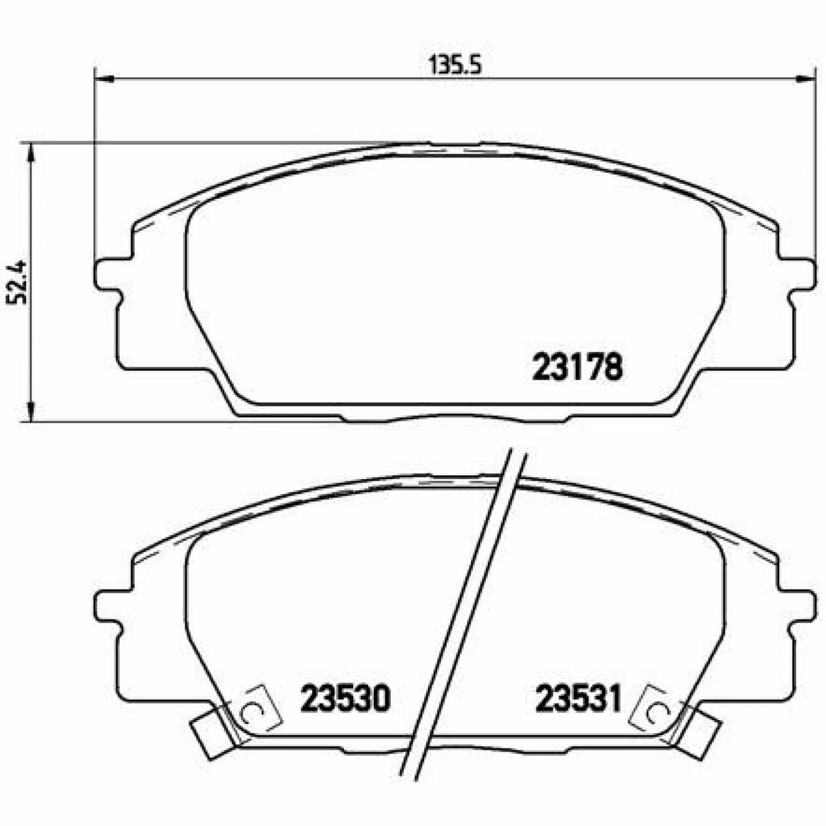 Колодки торм. для а/м Honda Civic Type R (01-)/(06-) диск. перед. (PF 1040) preview 4
