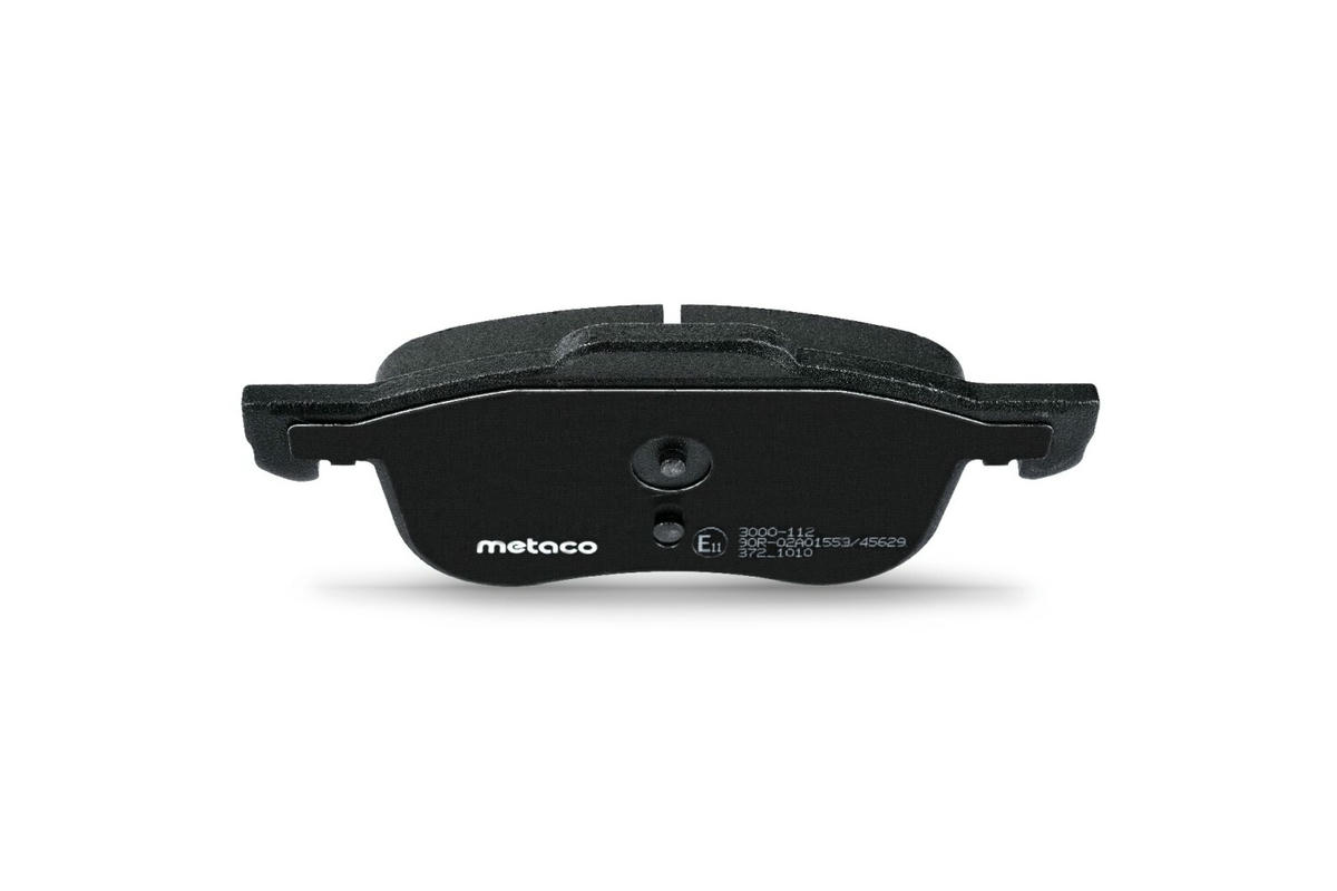 Колодки тормозные передние к-кт metaco 3000-112 preview 5