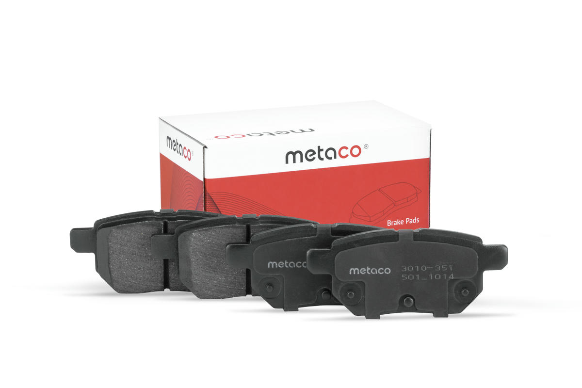 Колодки тормозные задние к-кт metaco 3010-351 preview 1
