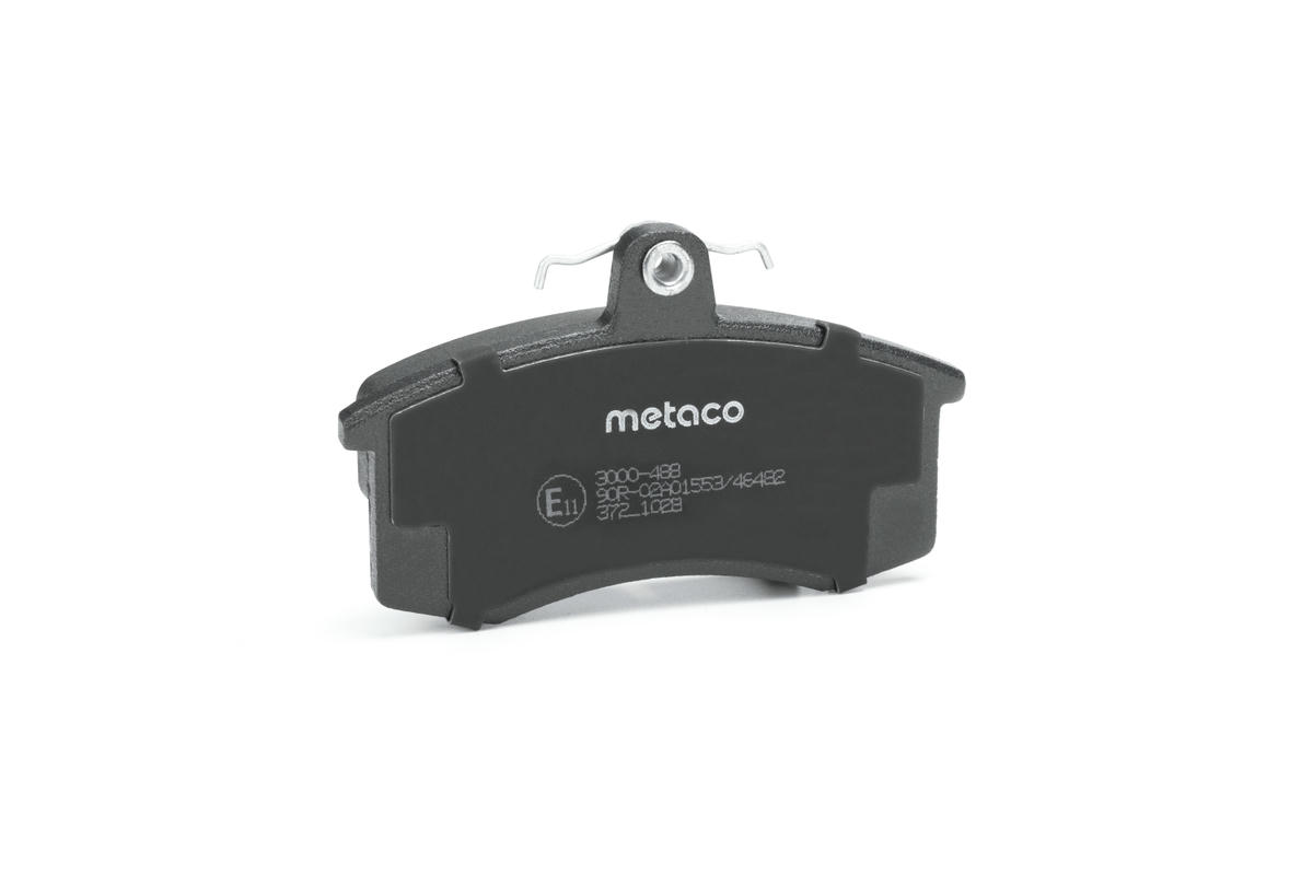 Колодки тормозные передние к-кт metaco 3000-488 preview 2