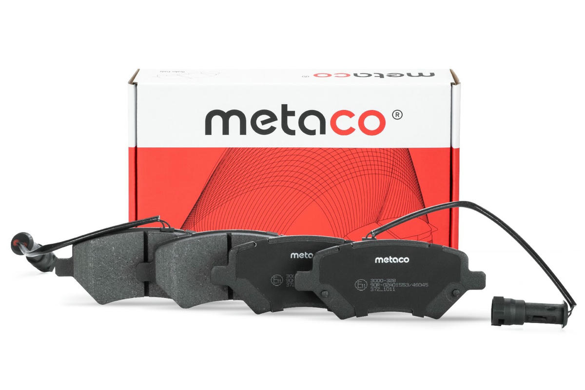 Колодки тормозные передние к-кт metaco 3000-328 preview 1