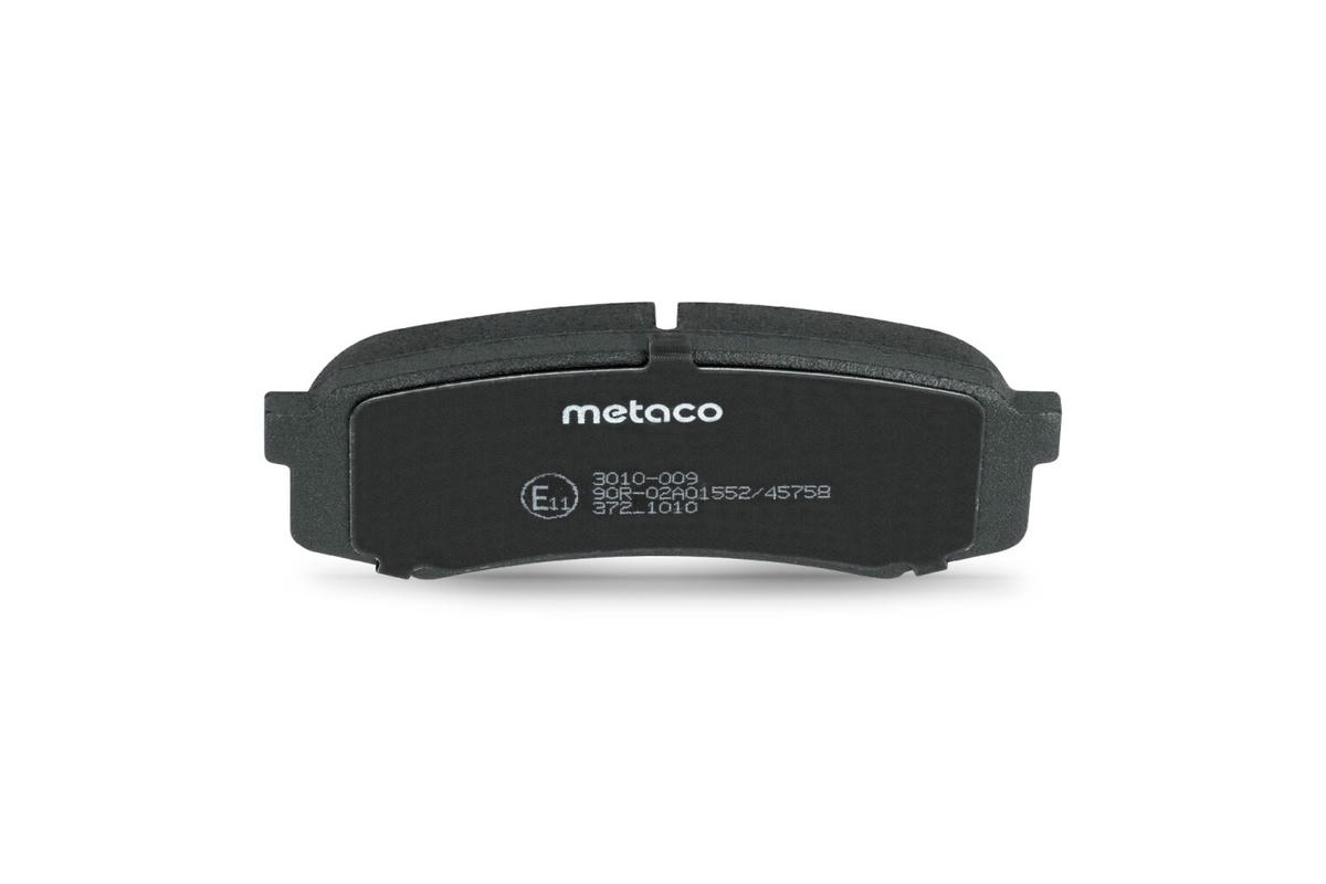 Колодки тормозные задние дисковые к-кт metaco 3010-009 preview 4