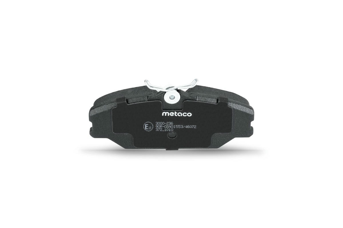 Колодки тормозные передние к-кт metaco 3000-236 preview 4 Колодки тормозные передние к-кт metaco 3000-236 preview 4