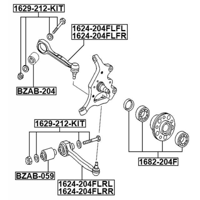 РЫЧАГ ПЕРЕДНИЙ НИЖНИЙ ЛЕВЫЙ, шт preview 2