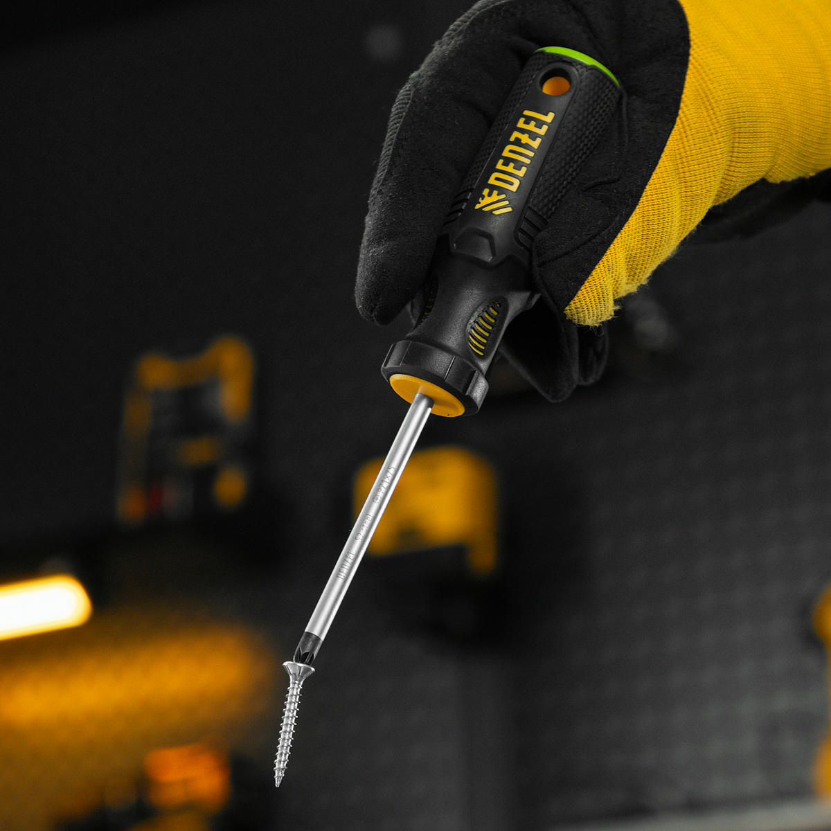 Отвертка, PZ1x75 мм, S2, 3к рукоятка// Denzel preview 8