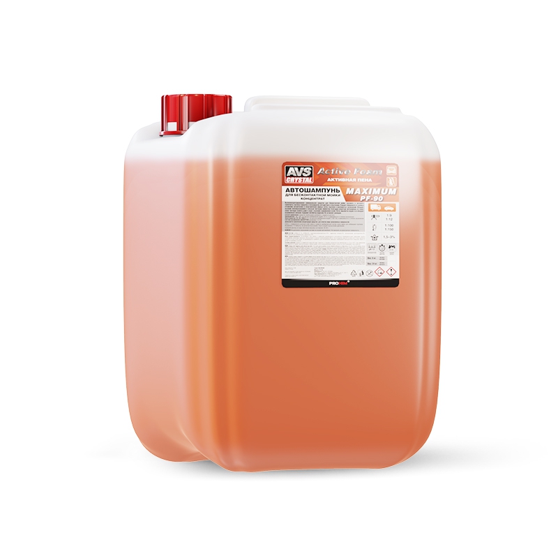 Автошампунь для б/к мойки AVS "Active Foam" 1:9-12 PF-90 MAXIMUM 24 кг, шт preview 1