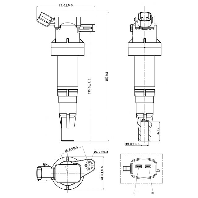 Катушка зажигания FEBEST 12640-011 preview 2