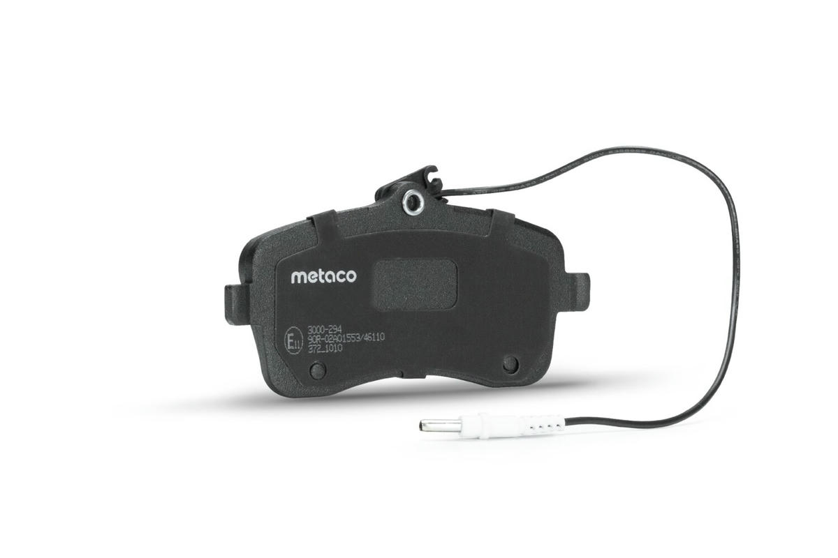Колодки тормозные передние к-кт metaco 3000-294 preview 2