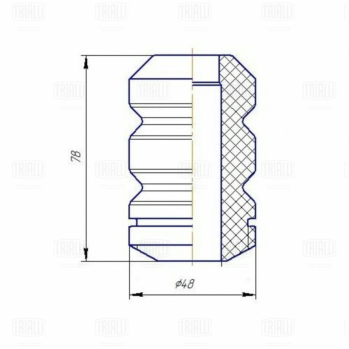 Отбойник амортизатора TRIALLI BC 0131 preview 3