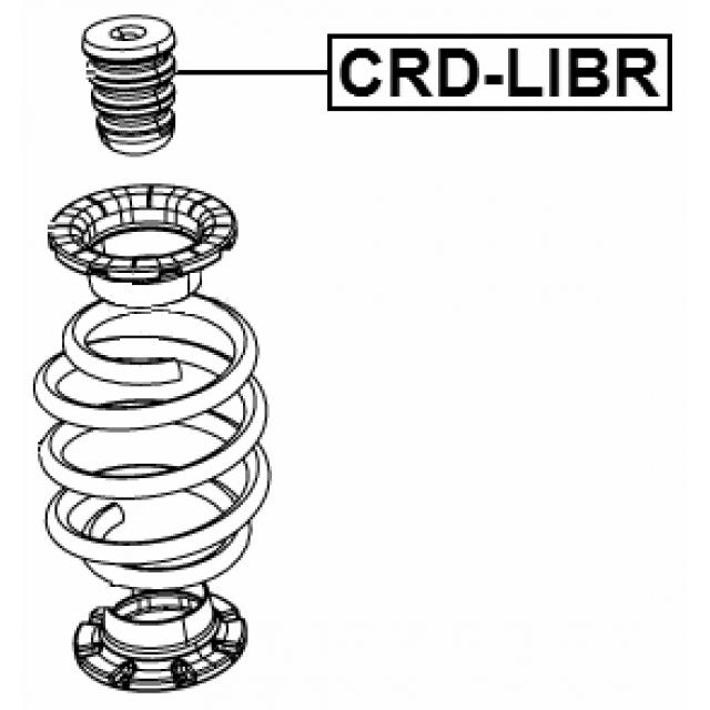 Отбойник амортизатора FEBEST CRD-LIBR preview 2
