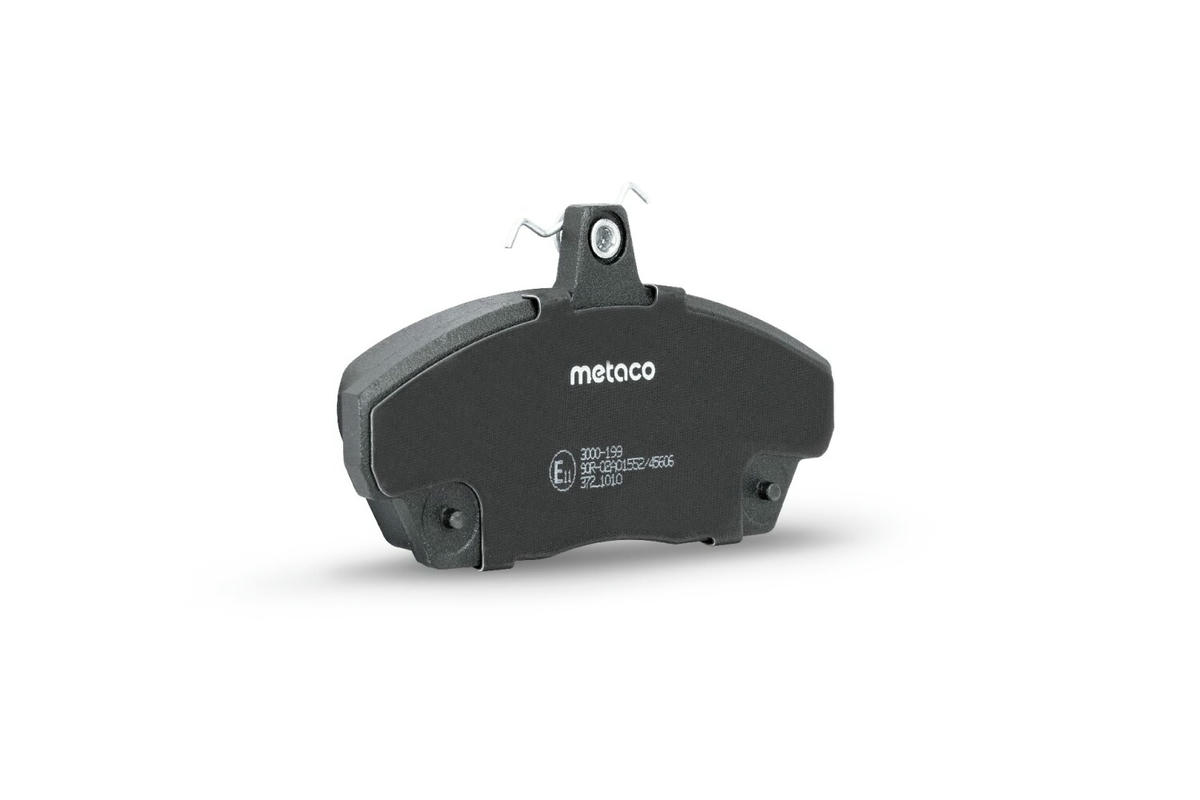Колодки тормозные передние к-кт metaco 3000-199 preview 3