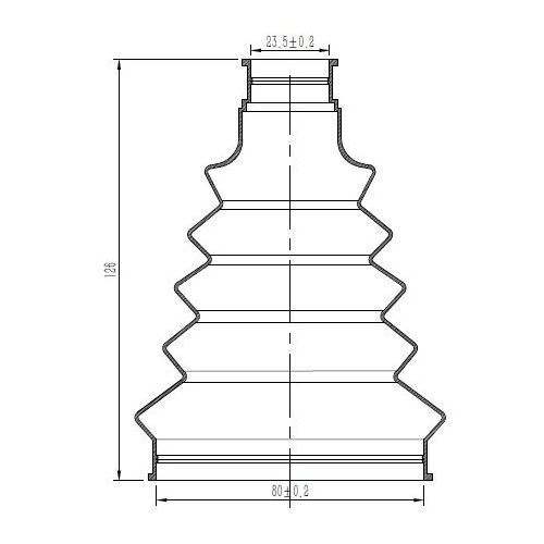 Пыльник ШРУСа TRIALLI FG 2101 preview 3