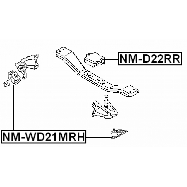 NM-WD21MRH_подушка двигателя передняя! Nissan Almera N16 00-05 preview 2 NM-WD21MRH_подушка двигателя передняя! Nissan Almera N16 00-05 preview 2