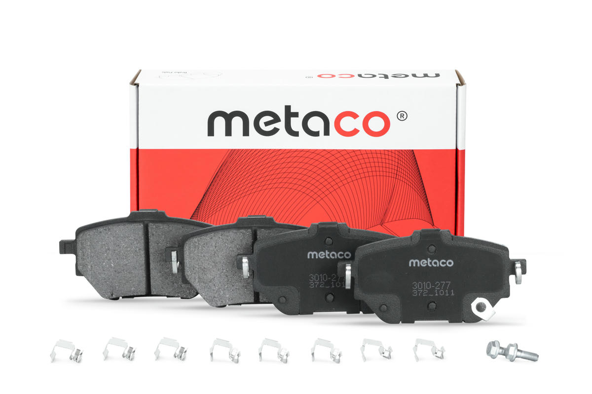 Колодки тормозные задние к-кт metaco 3010-277 preview 1