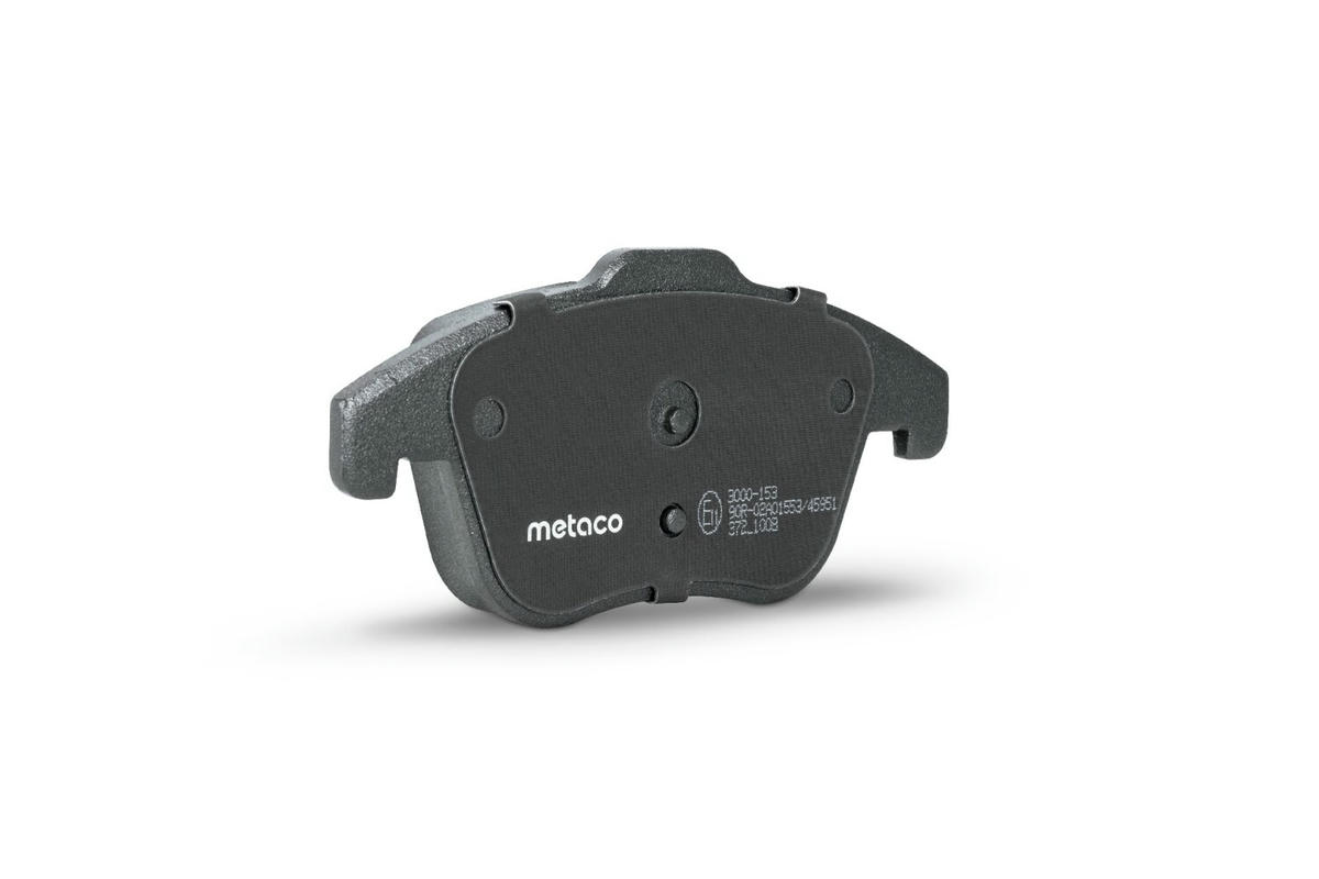 Колодки тормозные передние к-кт metaco 3000-153 preview 3