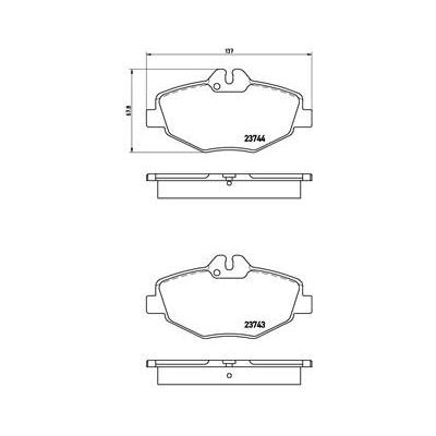 Колодки тормозные передние к-кт TRIALLI PF 4275 preview 2