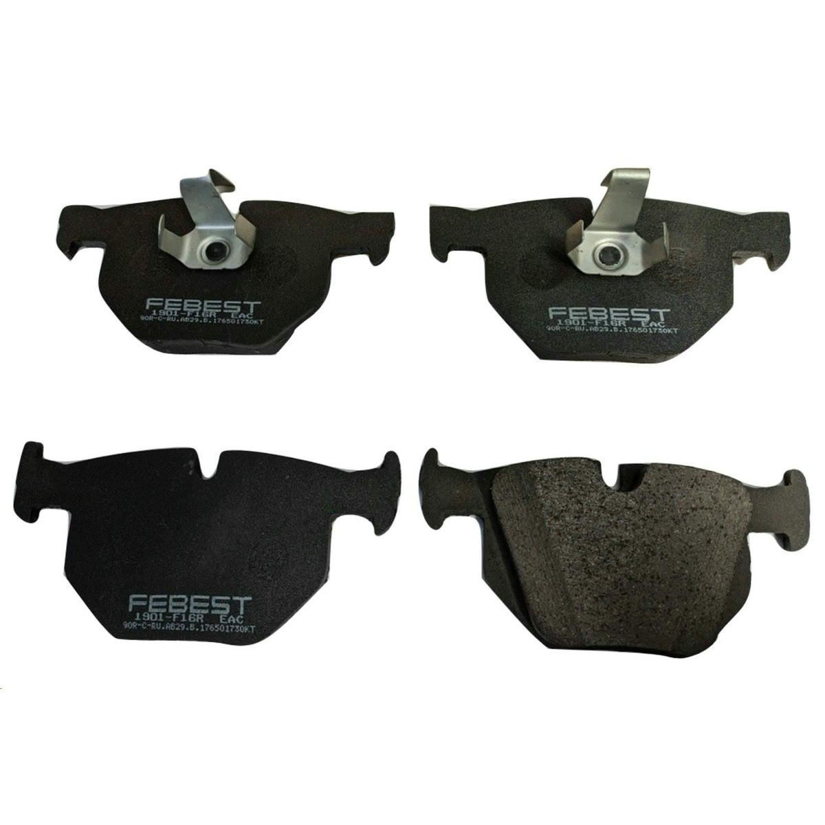 Колодки тормозные задние к-кт FEBEST 1901-F16R preview 1