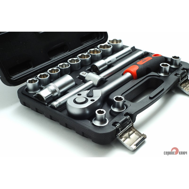 Набор инструмента 1/2" 17 предметов СЕРВИС КЛЮЧ preview 3