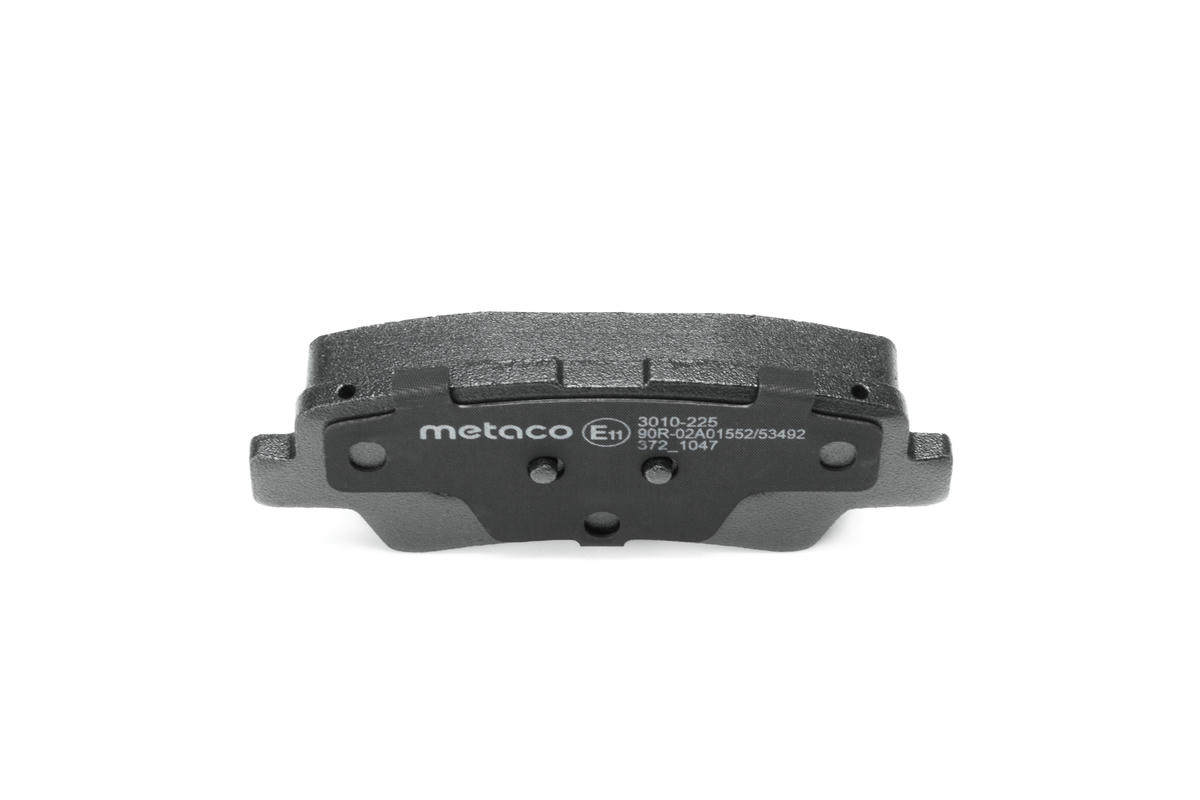 Колодки тормозные задние дисковые к-кт metaco 3010-225 preview 5
