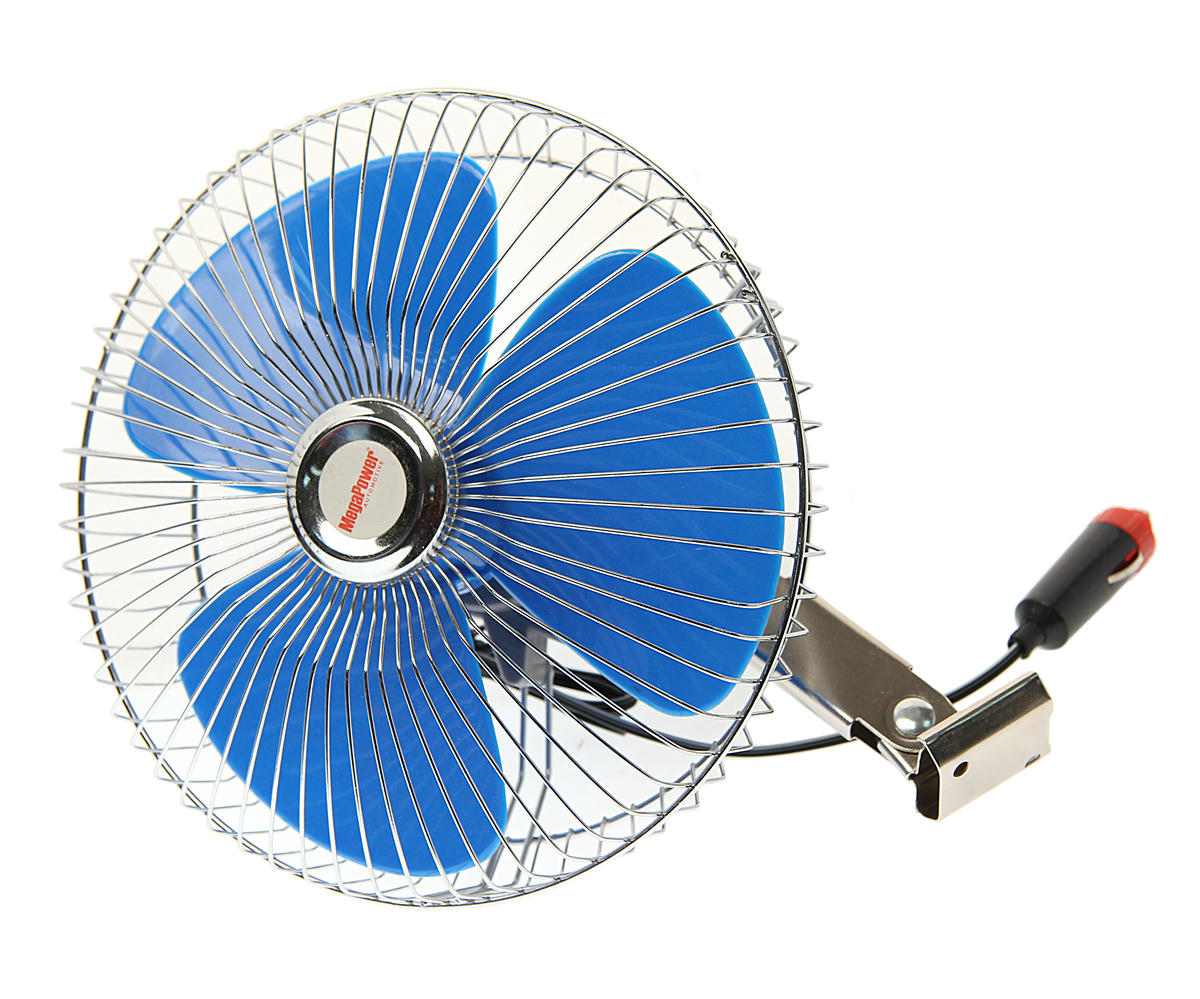 Вентилятор M-503 21см с решеткой металл 12V MEGAPOWER preview 1
