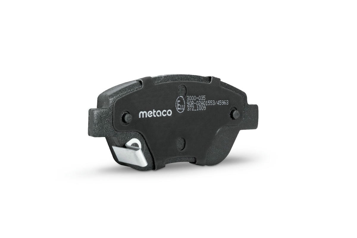 Колодки тормозные передние к-кт metaco 3000-035 preview 2