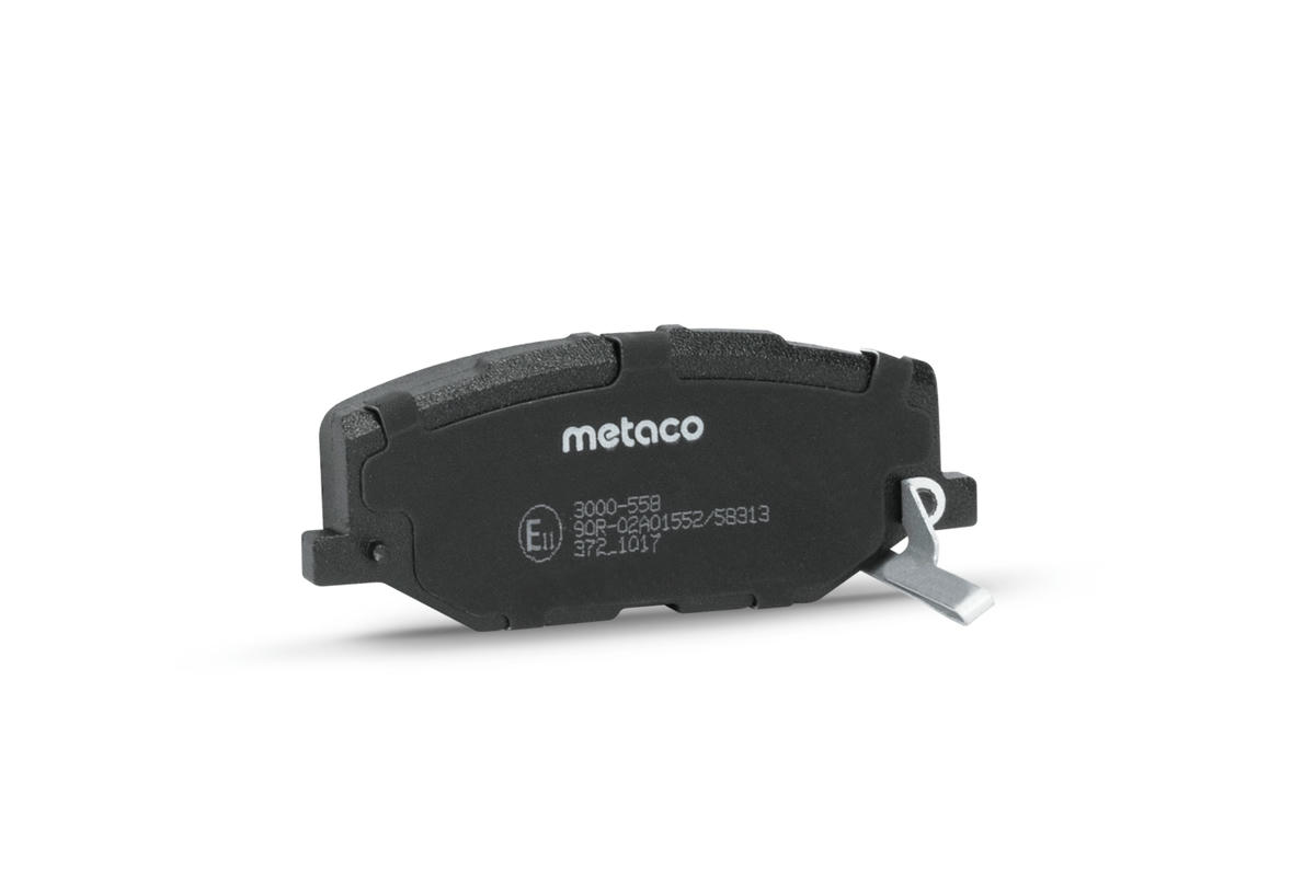Колодки тормозные передние к-кт metaco 3000-558 preview 2