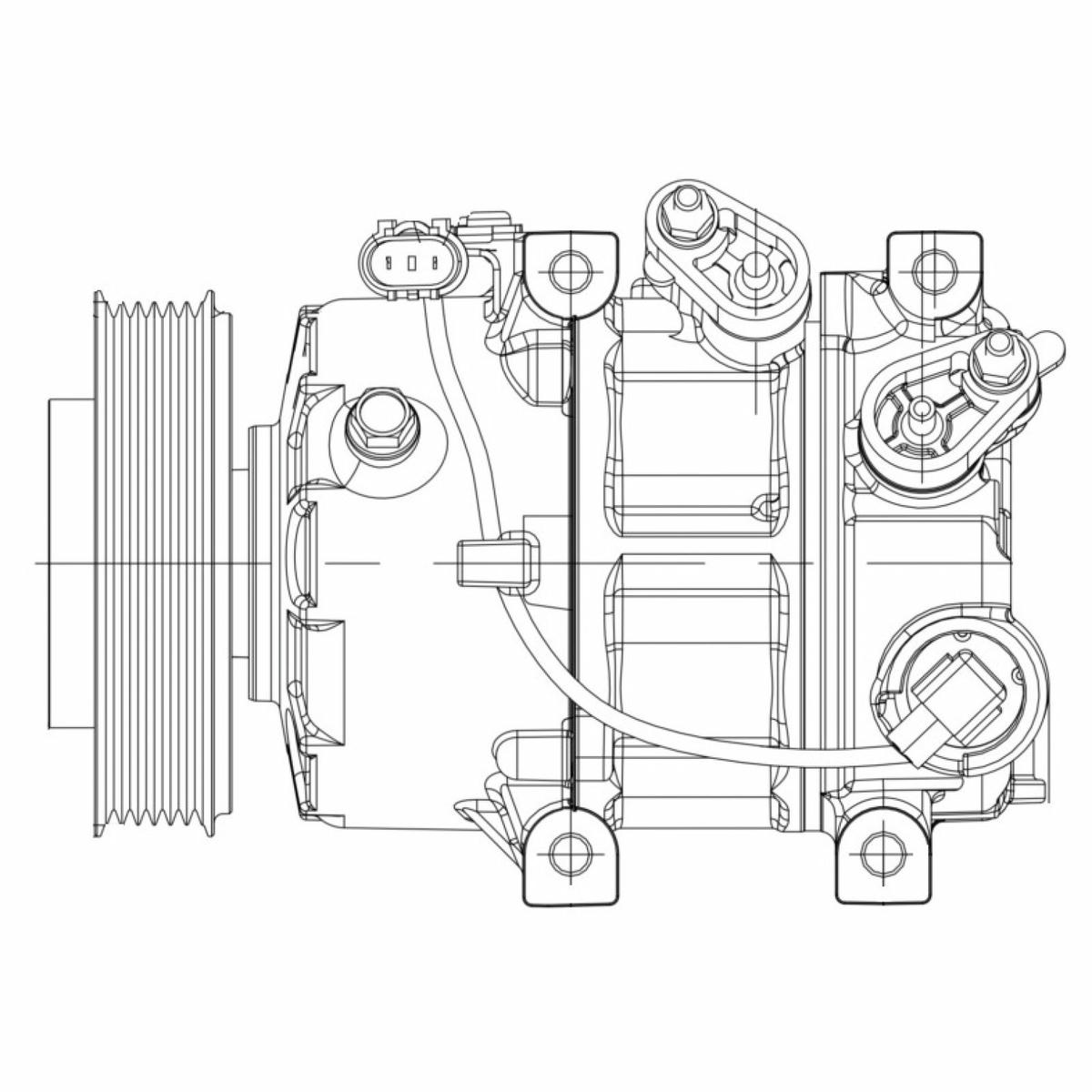 Компрессор системы кондиционирования LUZAR LCAC 0811 preview 3