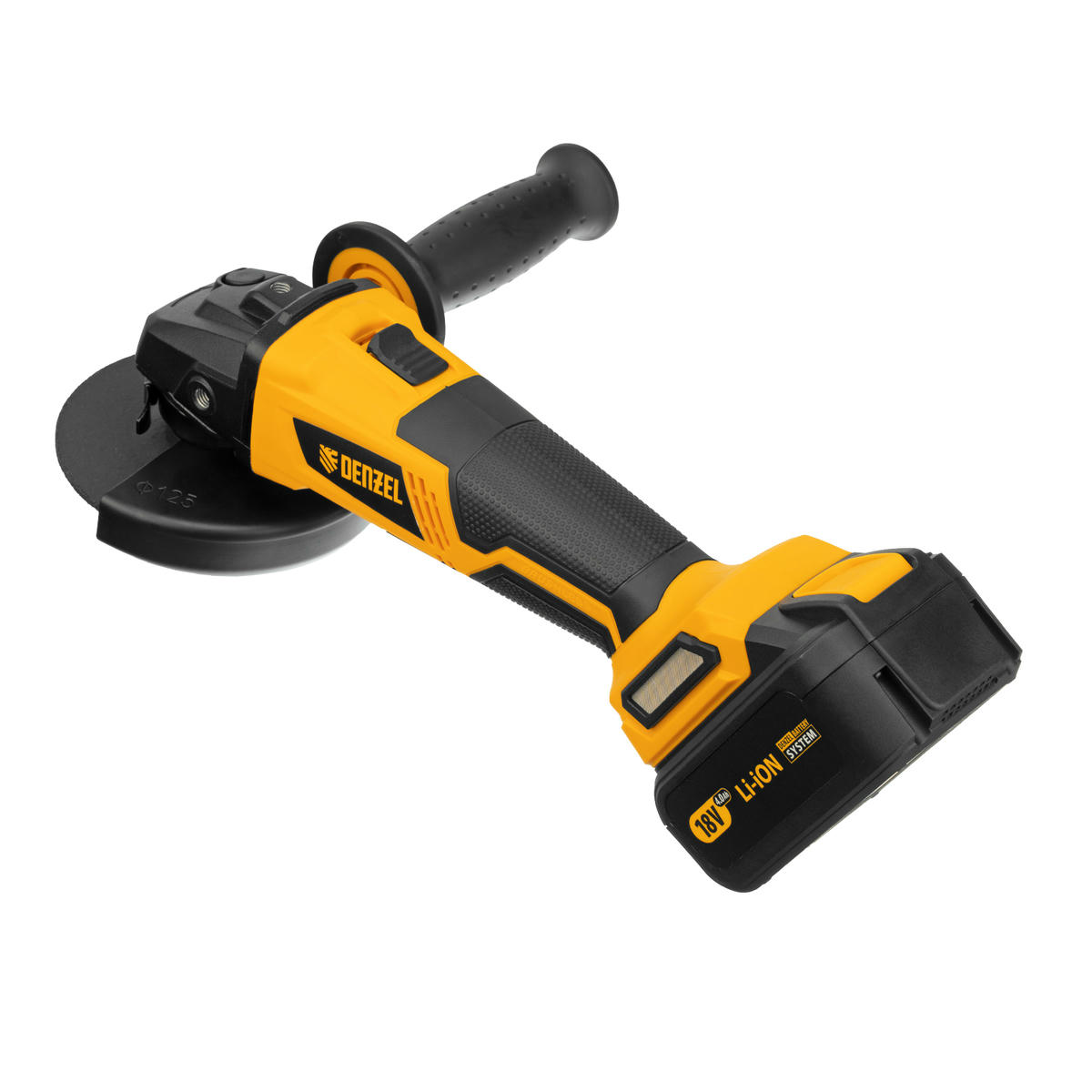 Машина углошлифовальная BLG-IB-18-125-4 аккумуляторная бесщет. Li-ion, 18В DENZEL preview 3
