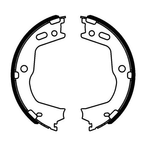 Колодки ручного тормоза к-кт TRIALLI GF 4653 preview 2