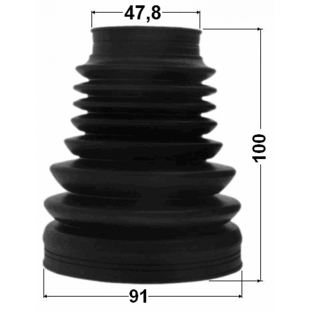 Пыльник ШРУСа внутр. пер FEBEST 2715P-XC preview 2