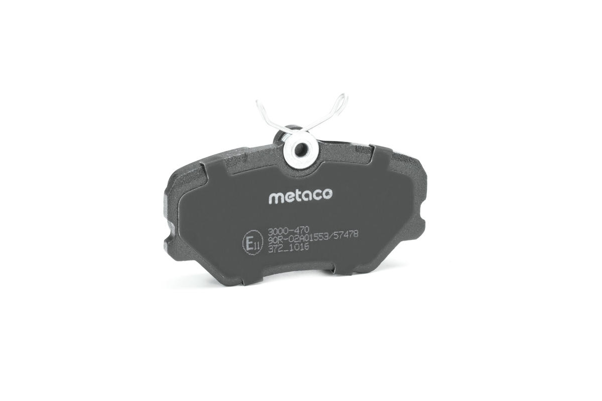 Колодки тормозные передние к-кт metaco 3000-470 preview 3