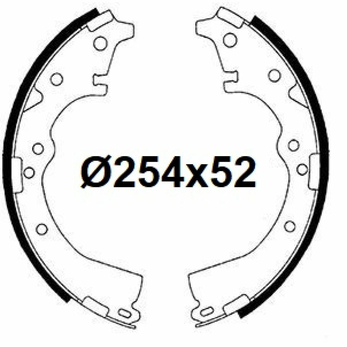 Колодки барабанные к-кт TRIALLI GF 4569 preview 3