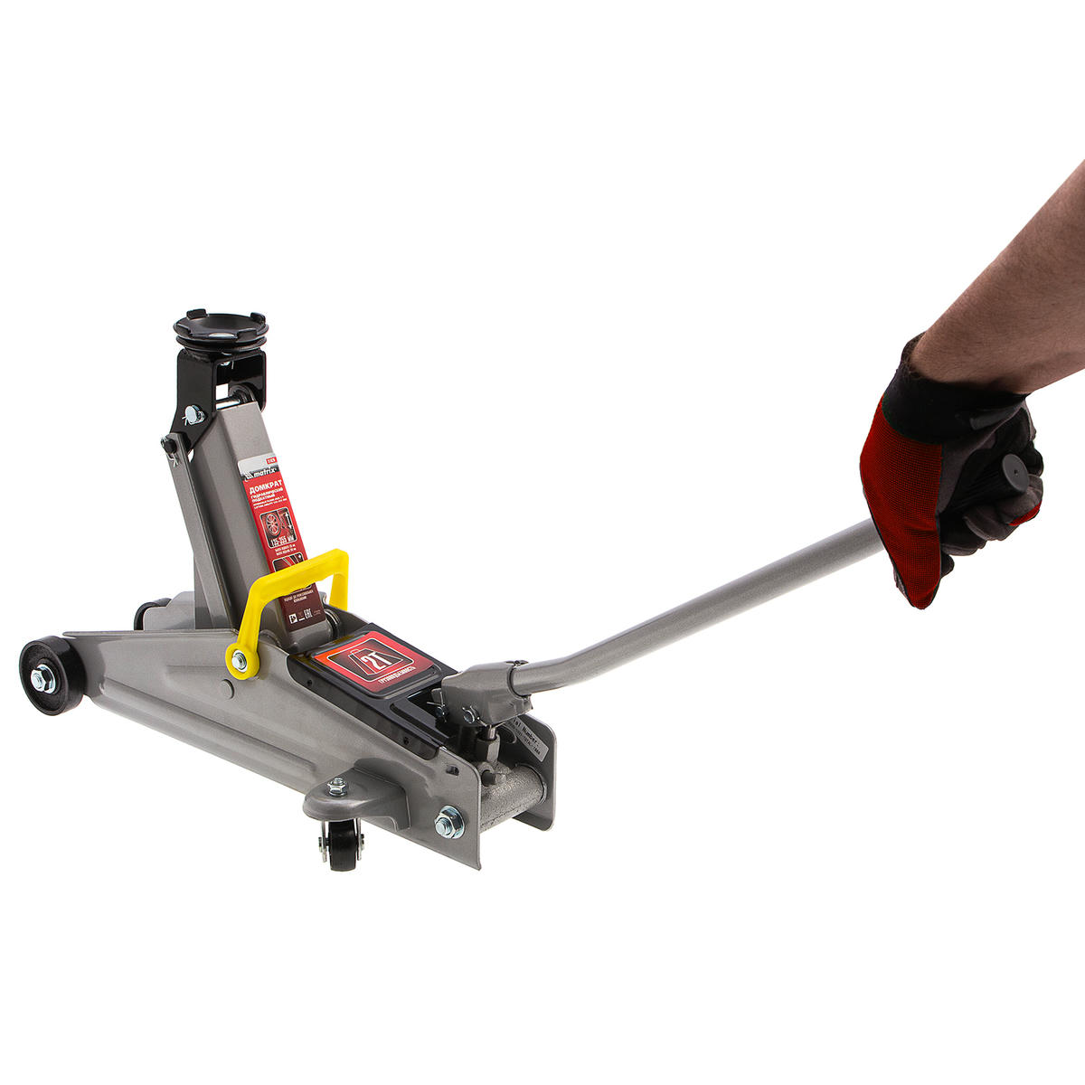 Домкрат подкатной гидравлический 2т 135-355мм MATRIX preview 14