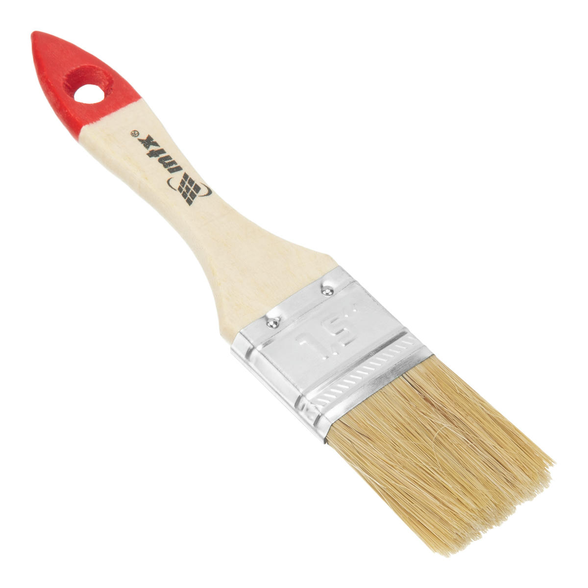 Кисть плоская "Стандарт" 1,5", натуральная щетина, деревянная ручка MATRIX preview 1