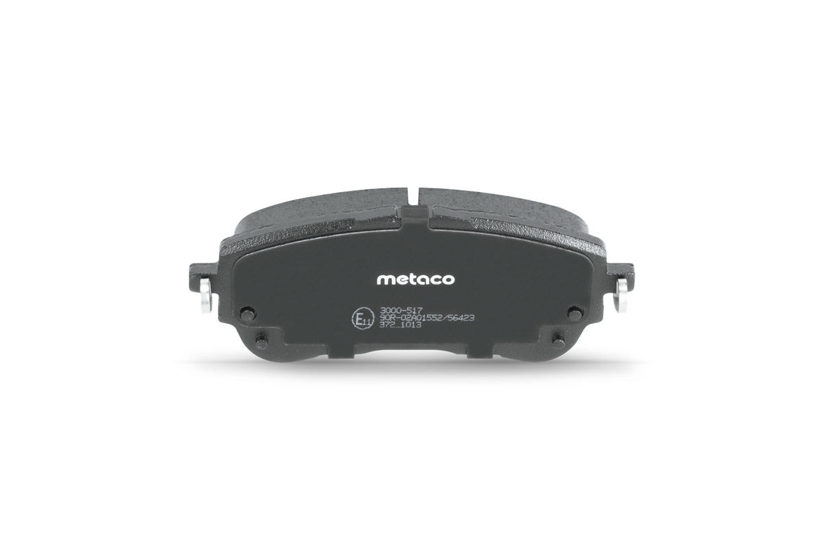 Колодки тормозные передние к-кт metaco 3000-517 preview 2