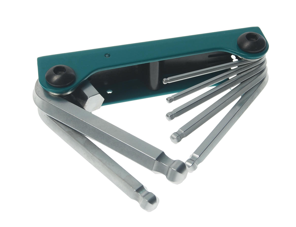 Набор ключей шестигранных с шаром складной (2,5-10мм) 7пр. ROCKFORCE preview 1