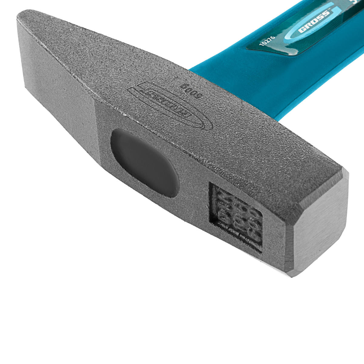 Молоток 500г квадратный боек, фибергласовая обрезиненная рукоятка GROSS preview 3