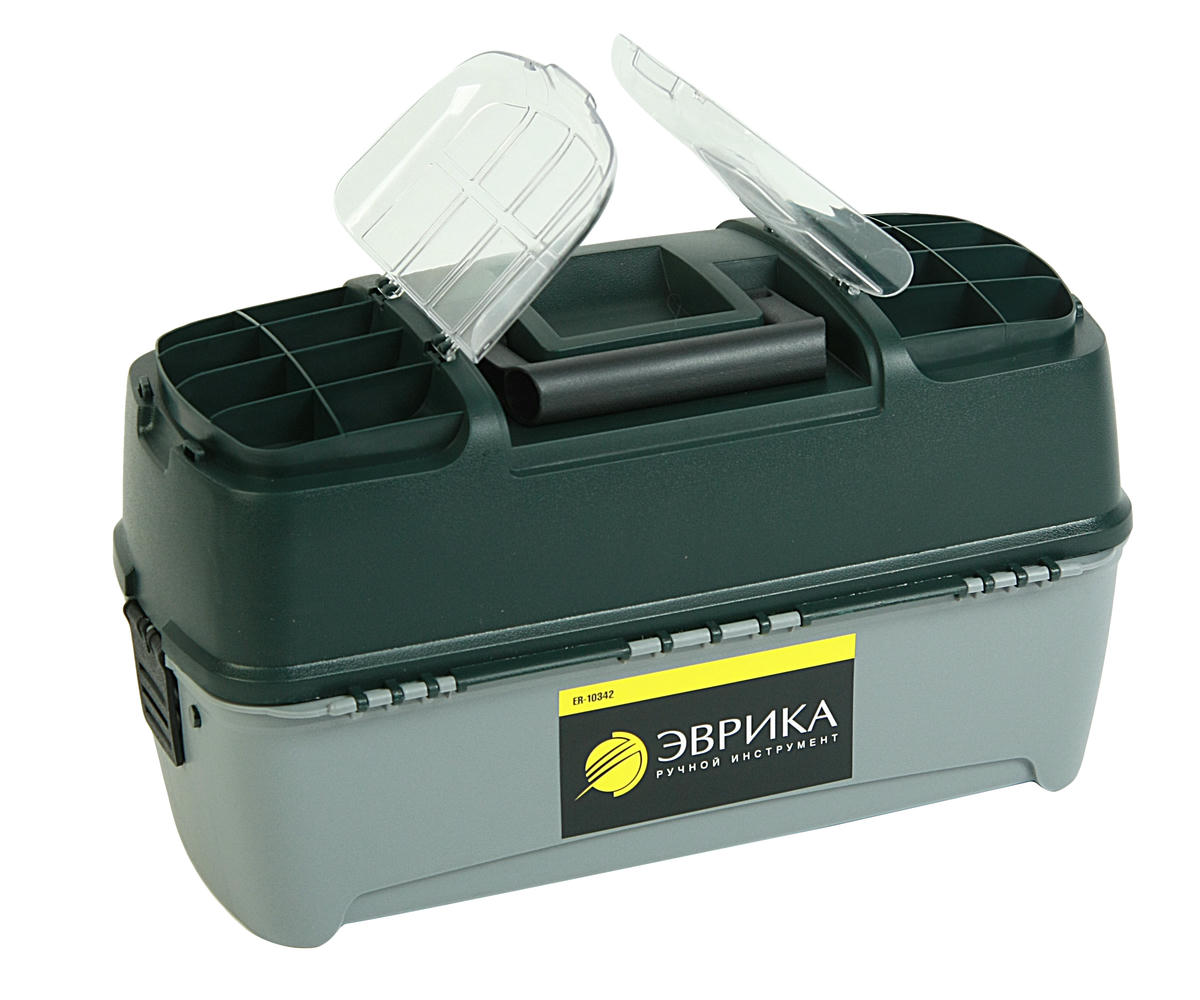 Ящик универсальный 465х230х250мм с 2 органайзерами на крышке ЭВРИКА preview 2