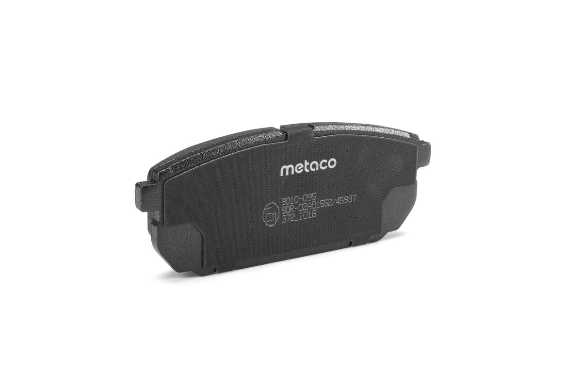 Колодки тормозные задние дисковые к-кт metaco 3010-095 preview 3