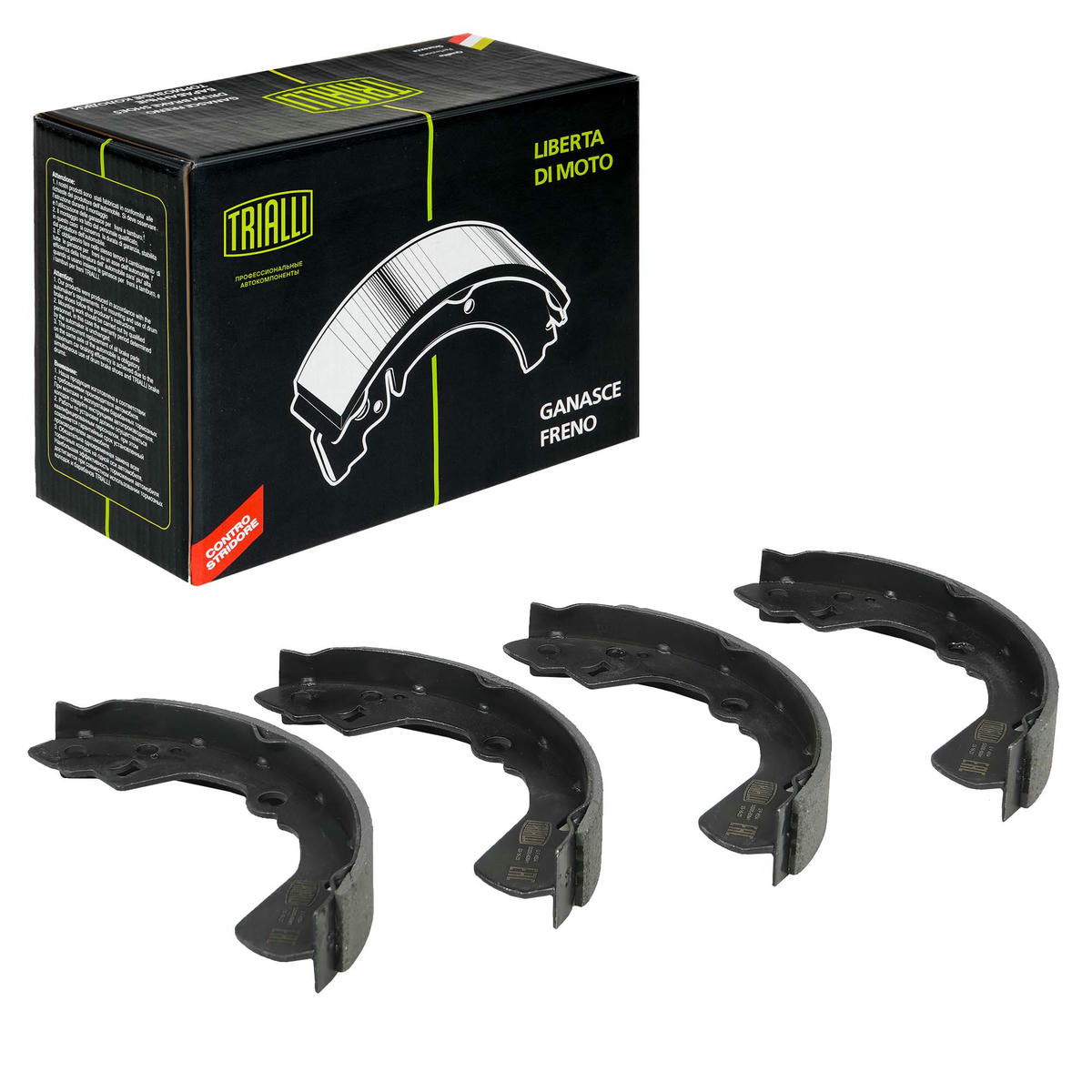 Колодки барабанные к-кт TRIALLI GF 4554 preview 1