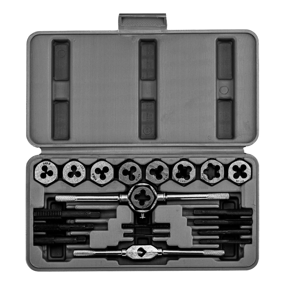 Набор метчиков и плашек М3 - М12 (в пласт. боксе) 20пр. SPARTA preview 3