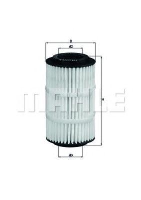 Фильтр масляный MAHLE _OX 345/7 D preview 1